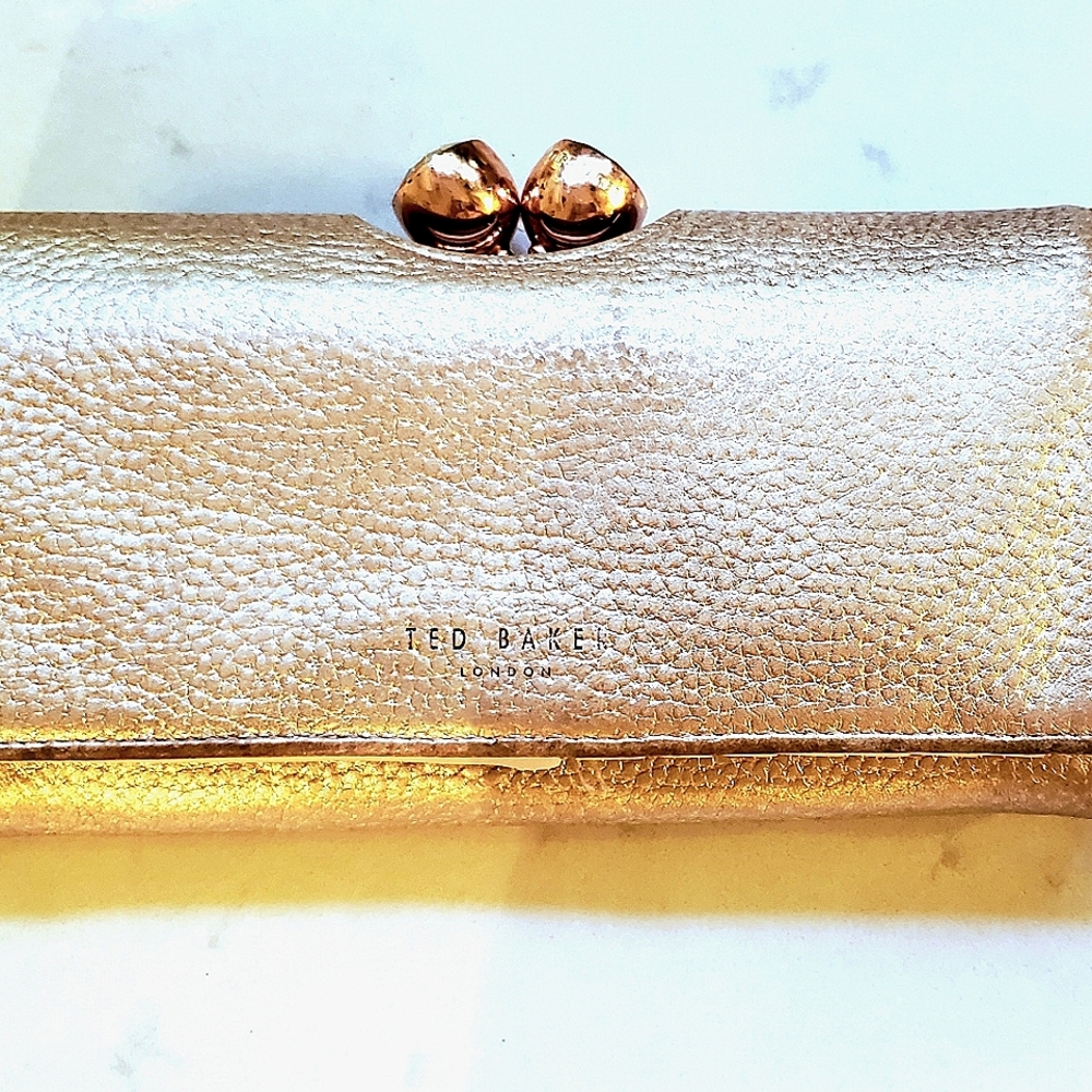 Ted Baker gold wallet
